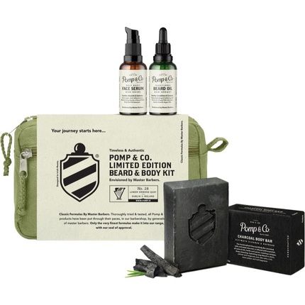 Pomp & Co Beard & Body Dopp Kit Set - Suitable For Shaving
