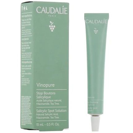 Caudalie Vinopure Salicylic Spot Solution 15Ml Acne Treatment