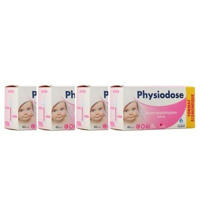 Gilbert Physiodose Sterile Physiological Serum 40Ml - Pack Of 4