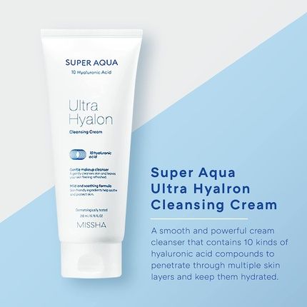 Missha Super Aqua Ultra Hyalron Cleansing Cream