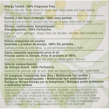 Staymatte Sheer Pressed Powder By Clinique 11 Stay Brandy 0.27 Oz 76G - Image 3