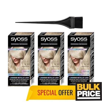 Syoss 9-53 Silver Blush Blonde Professional Salon Quality Hair Color