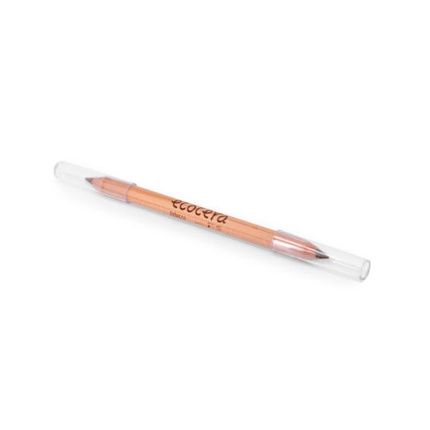 Ecocera Natural Choice Double-Sided Eyebrow Pencil In Tobacco