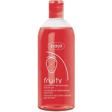 Ziaja Fruity Cranberry & Wild Strawberry Shower Gel 500Ml