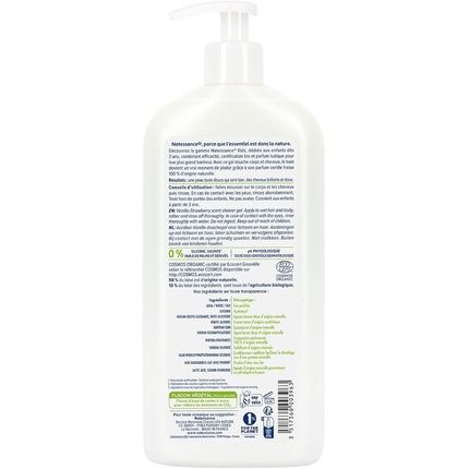 Natessance Vanilla Strawberry Sulphate Free Organic Kids Hair Care