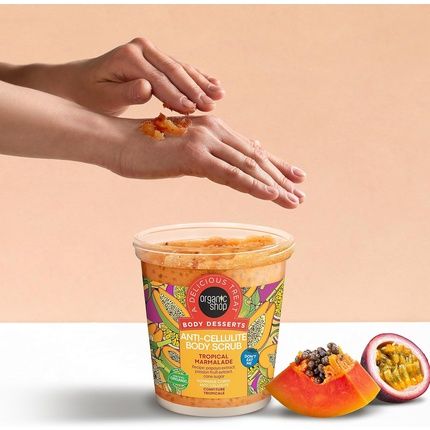 Organic Shop Body Desserts Anti-Cellulite Body Scrub Tropical Marmalade 450Ml - Image 3