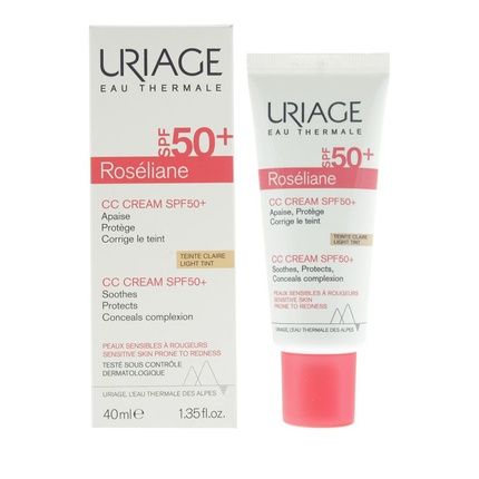 Uriage Roseliane Cc Cream Spf 50 Light Tint 40Ml For Sensitive Skin
