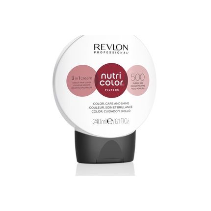 Revlon Professional Nutri Color Filters Bright Semi-Permanent Direct Hair Dye 500 Purple Red 240Ml