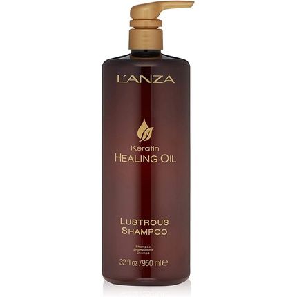 L'Anza Keratin Healing Oil Lustrous Shampoo For Damaged Hair - Nourishes
