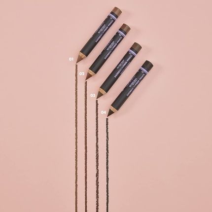 Deborah Milano 24Ore Brow Fiber Pencil No. 02 Light Brown - Image 3