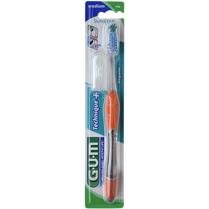 Gum Kid'S Technic Toothbrush - Normal Medium Bristles Orange - Image 3