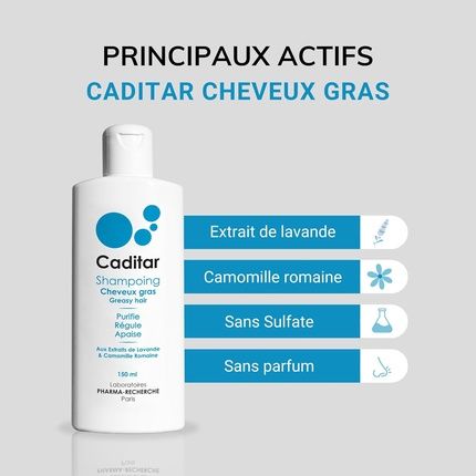 Caditar Oily Hair Shampoo 150Ml - Image 3