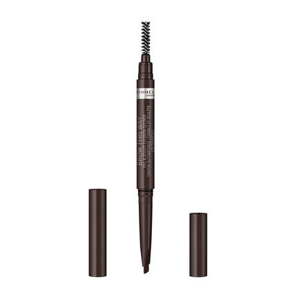 Rimmel Brow This Way Eyebrow Pencil 03 Dark Brown 0.25G