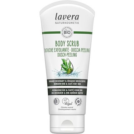 Lavera Body Scrub With Organic Rosemary And Green Coffee 200Ml