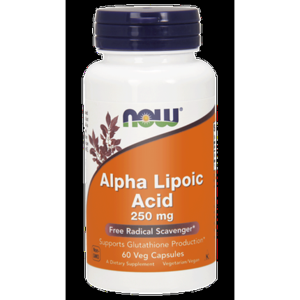 Now Ala 250Mg 60 Capsules