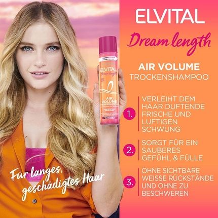 L'Oreal Paris Elvital Dry Shampoo For Flat Hair 200Ml - Image 3