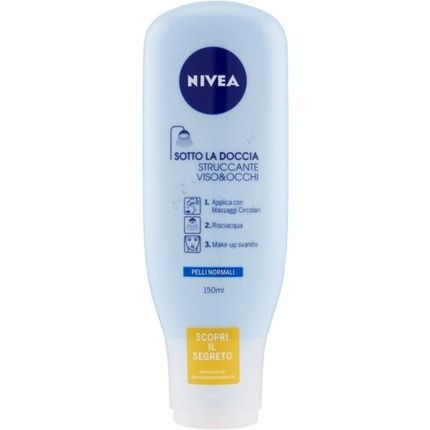 Nivea Make Up Remover Under The Shower Face And Eyes For Normal Skin 150Ml - Image 4