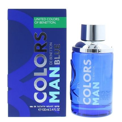 Benetton Colors Man Blue Eau De Toilette 100Ml For Men