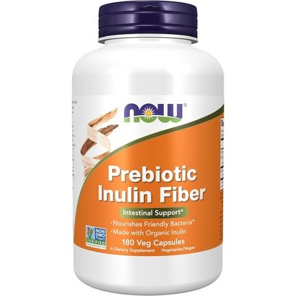 Now Foods Prebiotic Inulin Fiber Supplement For Intestinal Support