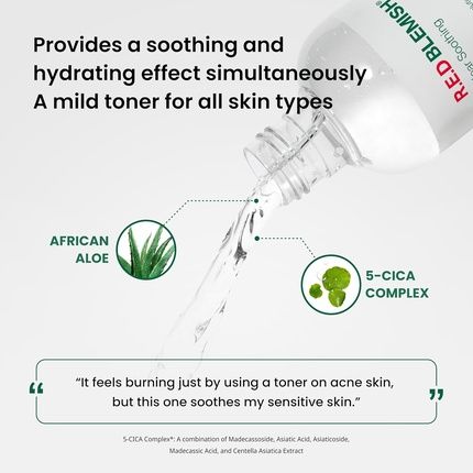 Dr.G Red Blemish Clear Soothing Toner 10.14Oz