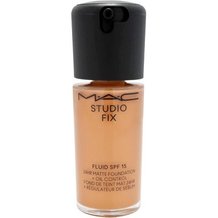 Mac Studio Fix Fluid Spf 15 24Hr Matte Foundation Plus Oil Control Nw40 For Women 1 Oz