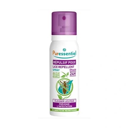 Puressentiel Lice Repellent Spray 75Ml Effective Prevention Against Lice