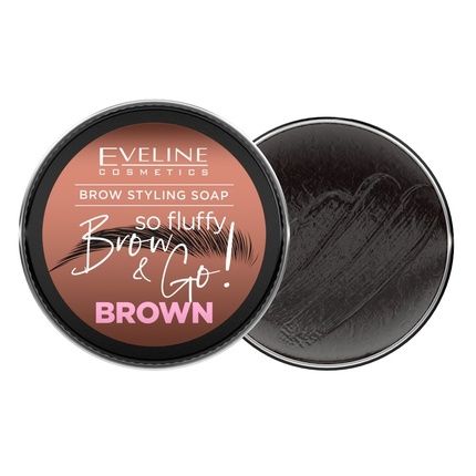 Eveline Brow & Go! Brow Styling Soap Brown 25G
