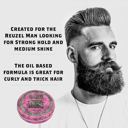 Reuzel Pink Grease Heavy Hold Pomade 35G - Image 3