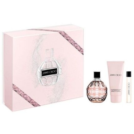 Jimmy Choo Eau De Parfum Set: 100Ml Eau De Parfum, 7.5Ml Eau De Parfum, And 100Ml Body Lotion