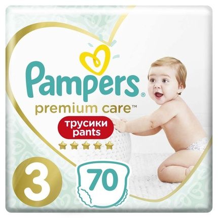 Pampers Premium Pants Size 3 2X70 Jumbo