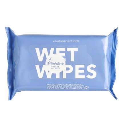 Loovara Intimate Wet Wipes With Aloe Vera 40 Pieces