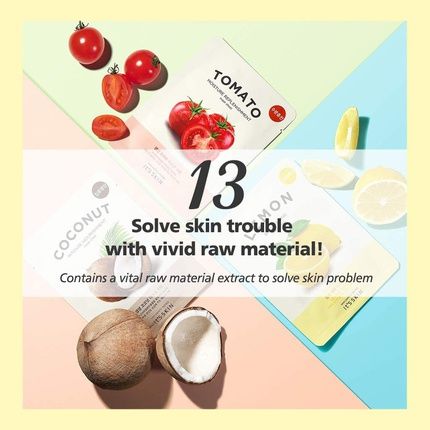 It'S Skin The Fresh Mask Sheet 13 Variety Combo Pack - Natural Vital Substances