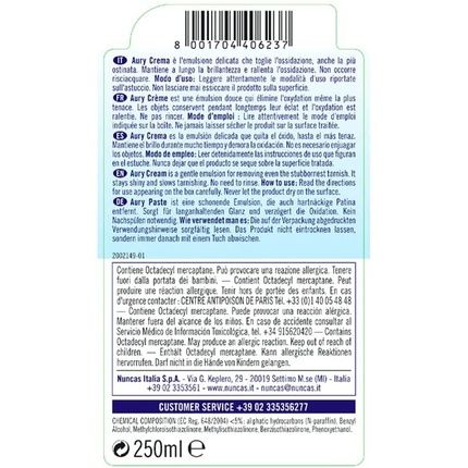 Nuncas Aury Silver Cream 250Ml