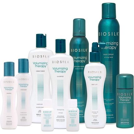 Biosilk Volumizing Therapy Hair Spray Strong Hold Volume Silk Infused 340G