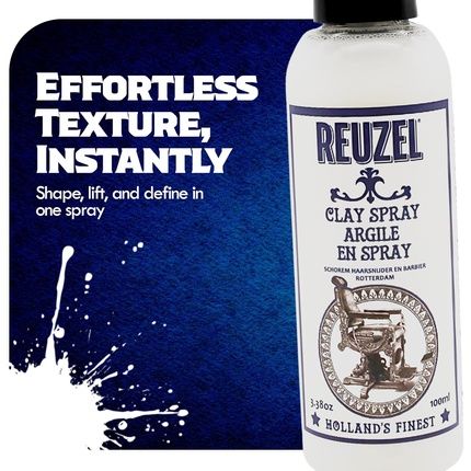 Reuzel Clay Hairspray For Men Texturizing & Volumizing Spray Matte Finish - Image 3