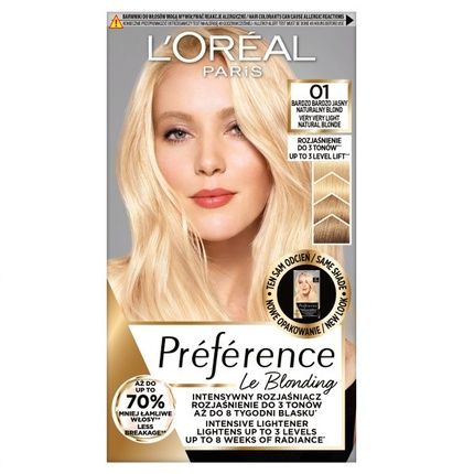 L'Oreal Preference Hair Color 01 Prague 175Ml