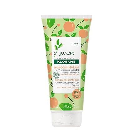 Klorane Junior Detangling Shampoo Peach 200 Ml Gentle Detangling Shampoo For Children'S Delicate Hair - Image 3