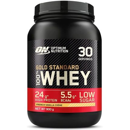 Optimum Nutrition Gold Standard Whey Protein French Vanilla Creme 30 Servings 900G