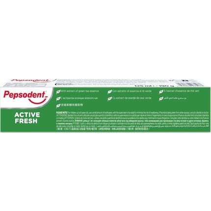 Pepsodent Toothpaste 125Ml Active Fresh With Natural Herbs And Green Tea
