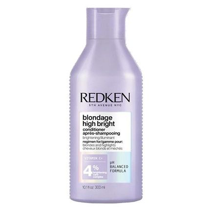 Redken Blondage High Bright Conditioner 300Ml Professional Hair Care - Image 3