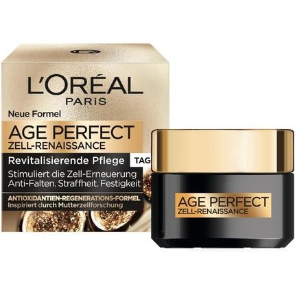 L'Oreal Paris Age Perfect Cell Renaissance Anti-Ageing Face Cream Spf 15 With Black Truffle And Black Tea 50Ml