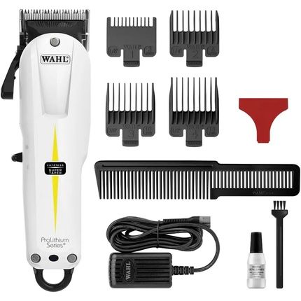 Wahl Super Taper Hair Clippers White 10 Piece Set