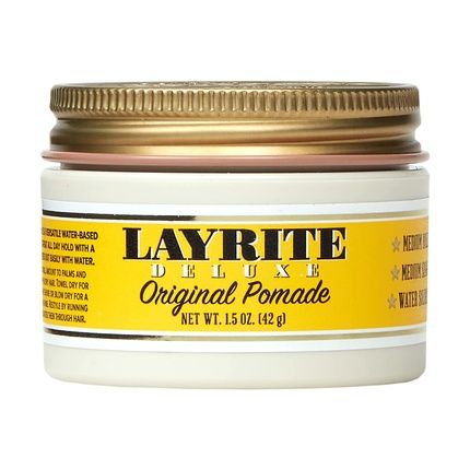Layrite Original Pomade 42G Medium Hold Water Soluble Medium Shine