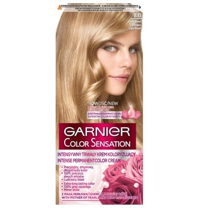 Garnier Color Sensation Hair Dye 8.0 Light Blonde