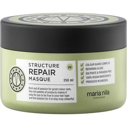Maria Nila Structure Repair Masque Hair Mask Intensive Moisturizing 250Ml