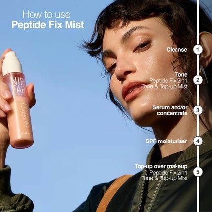 Nipfab Peptide Fix 2-In-1 Tone & Top-Up Mist Spf 50 - Image 3