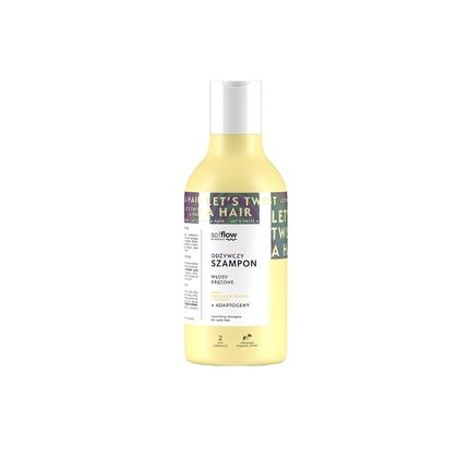 So! Flow Nourishing Moisturising Shampoo For Curly Hair Melon & Aloe Scent 400Ml