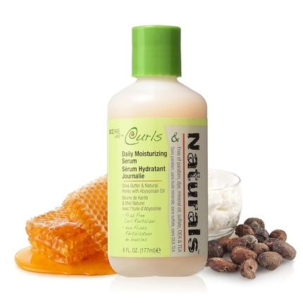 Curls & Naturals Daily Moisturizing Serum With Shea Butter, Natural Honey, & Abyssinian Oil 6.8 Fl Oz