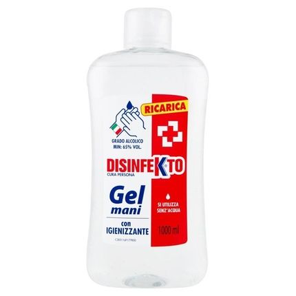 Hand Disinfectant Gel Refill 1000 Ml