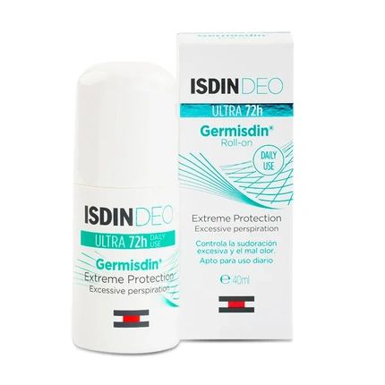 Isdin Germisdin 72H Anti-Perspirant Deodorant Controls Excess Sweating And Odor 40Ml